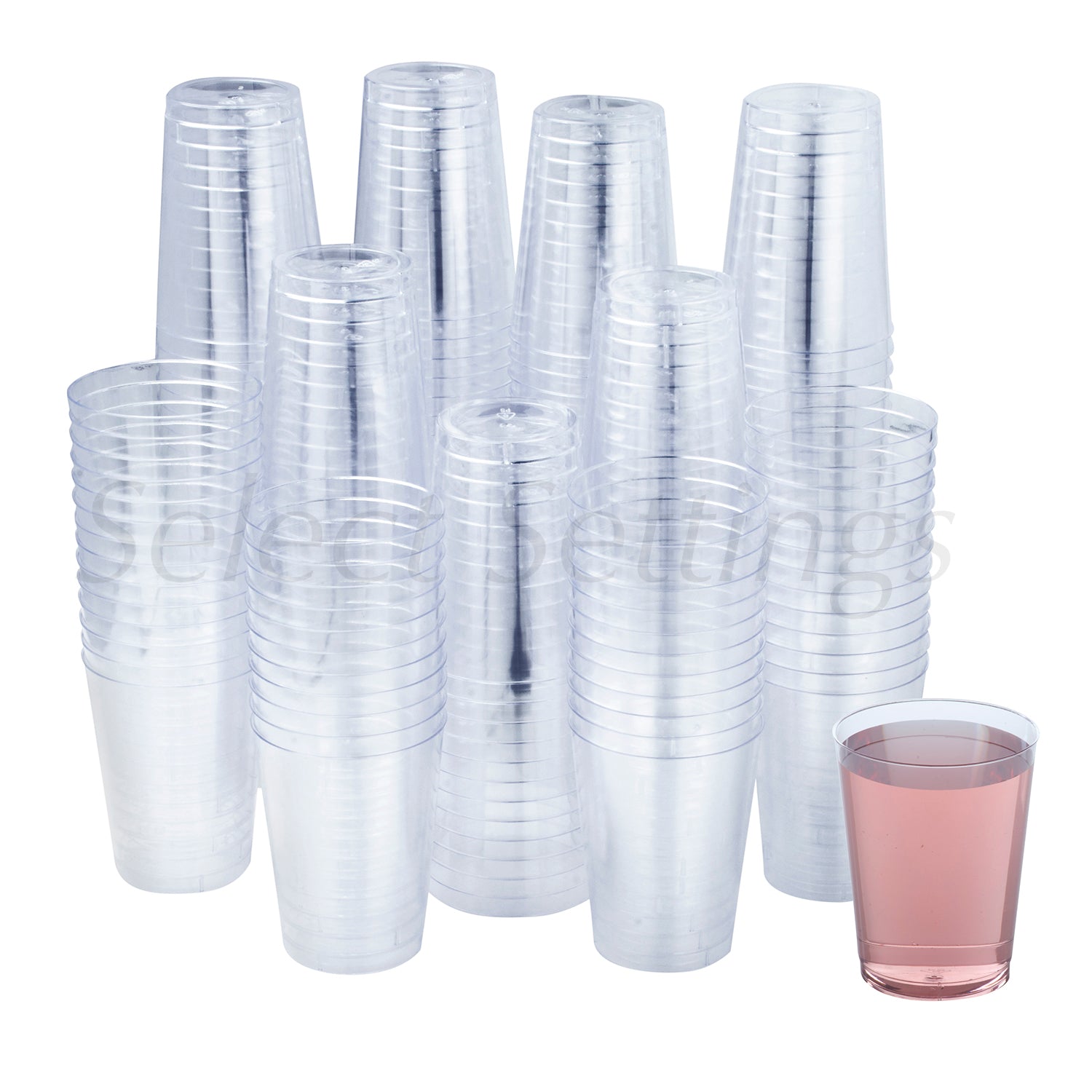 12 Oz Hard Plastic Clear Cups - Crazy About Cups